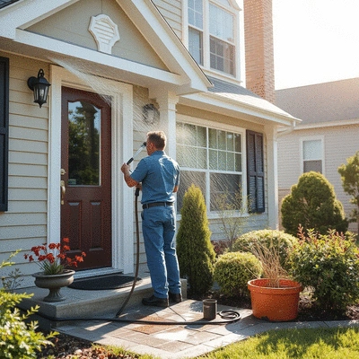 Professional house washing
